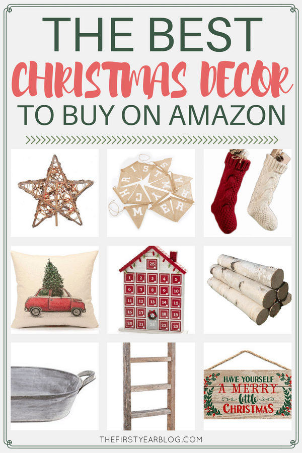 The Best  Christmas  Decor  to buy on Amazon  The First Year