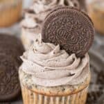 Cookies And Cream Cupcakes (the Birthday Cupcake For Oreo Lovers!)