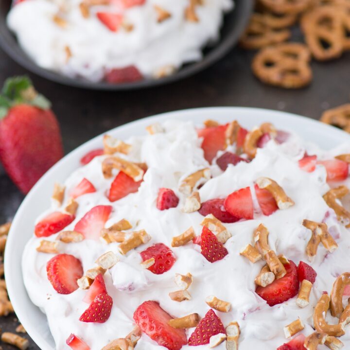 Strawberry Pretzel Fluff Salad