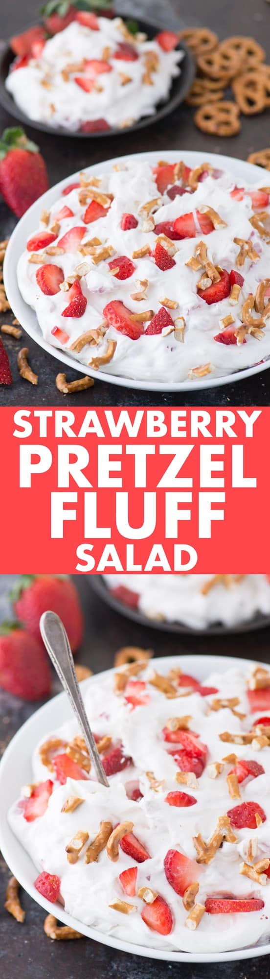 Strawberry Pretzel Fluff Salad