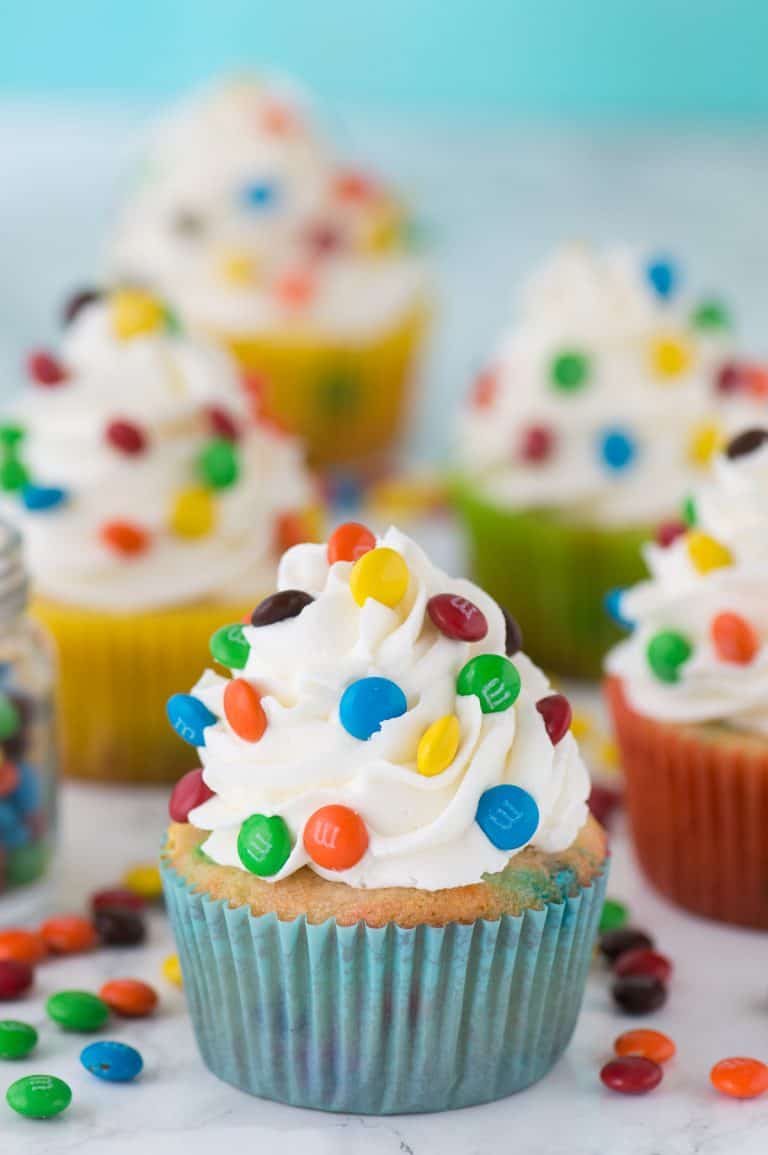 M&M Cupcakes