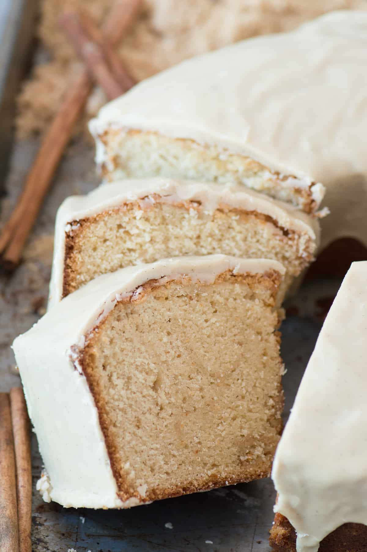 This rich and comforting brown sugar pound cake is a staple in our family! We bring it to potlucks and neighborhood parties!