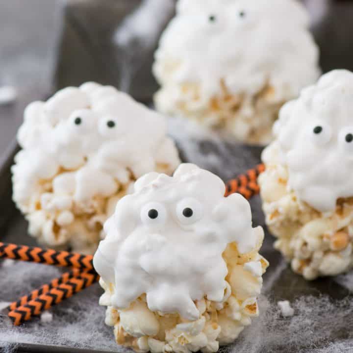 Ghost Popcorn Balls