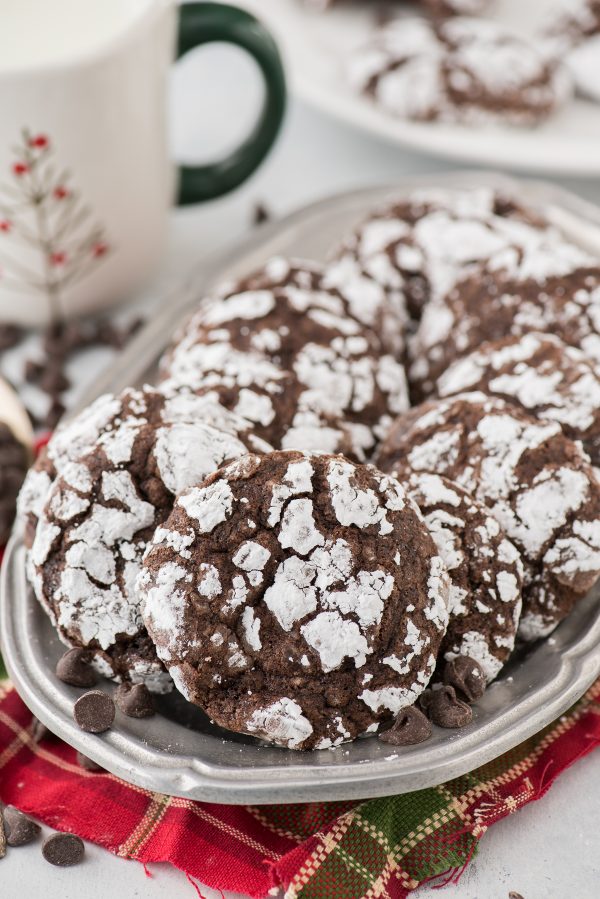 Chocolate Crinkle Cookies | The First Year