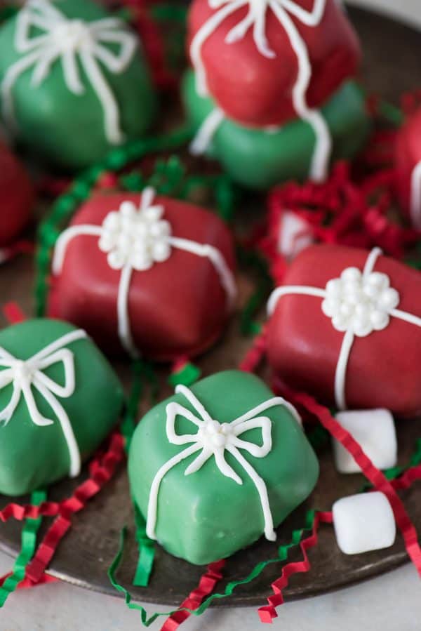 Christmas Present Oreo Balls - Oreo balls that look like ...