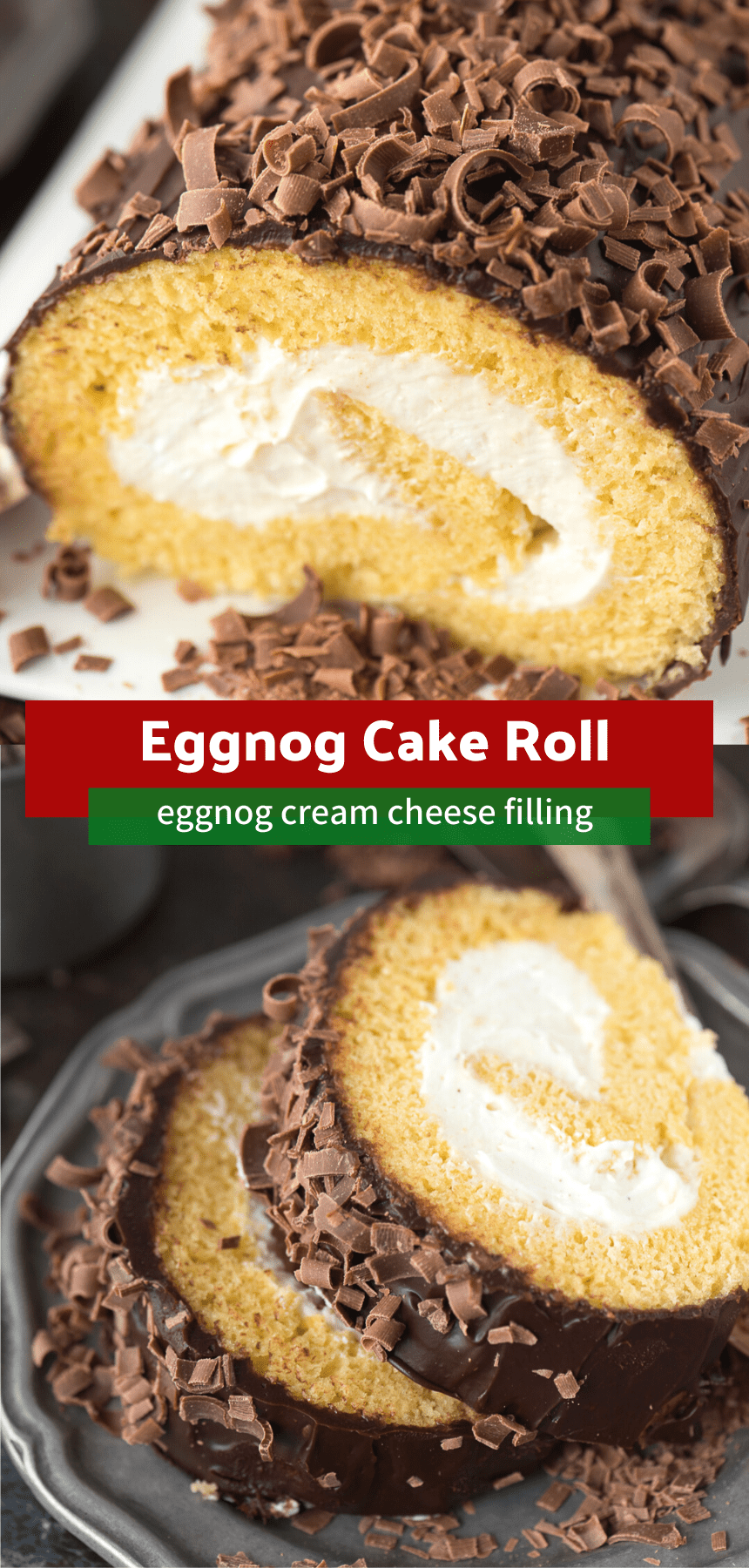 Eggnog Cake Roll