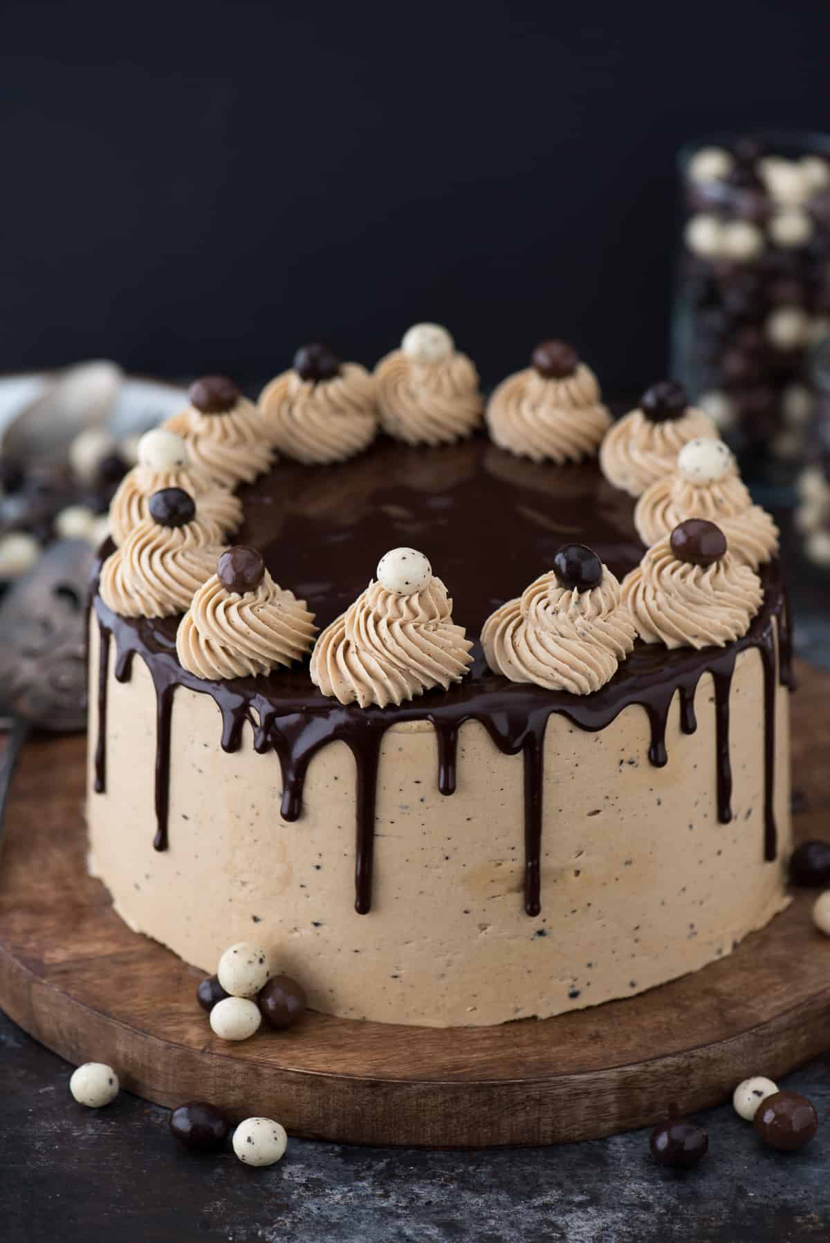 2 Layer Chocolate Espresso Cake 