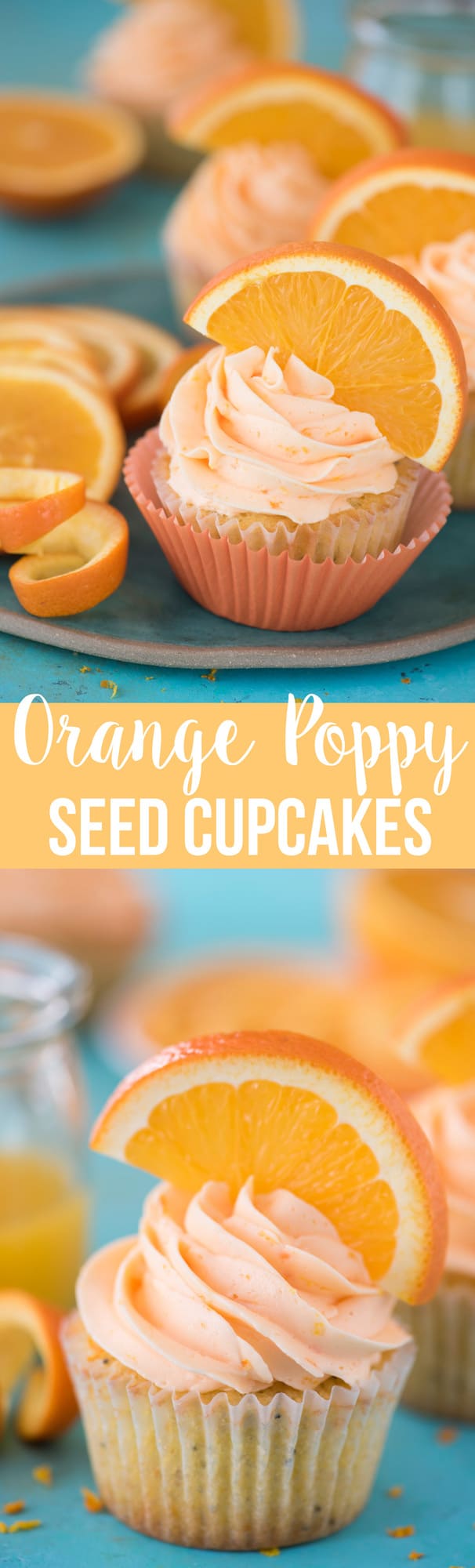 Orange Poppy Seed Cupcakes