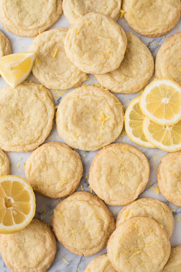 Lemon Cookies Chewy Thick Lots Of Lemon Flavor