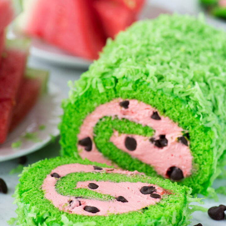 Watermelon Cake Roll