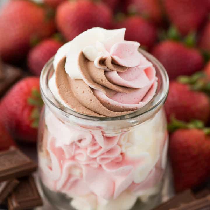 Neapolitan Whipped Cream