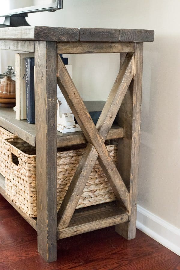 Rustic Farmhouse  Console  Table The First Year