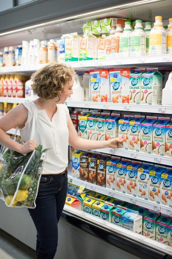 woman shopping in a grocery store