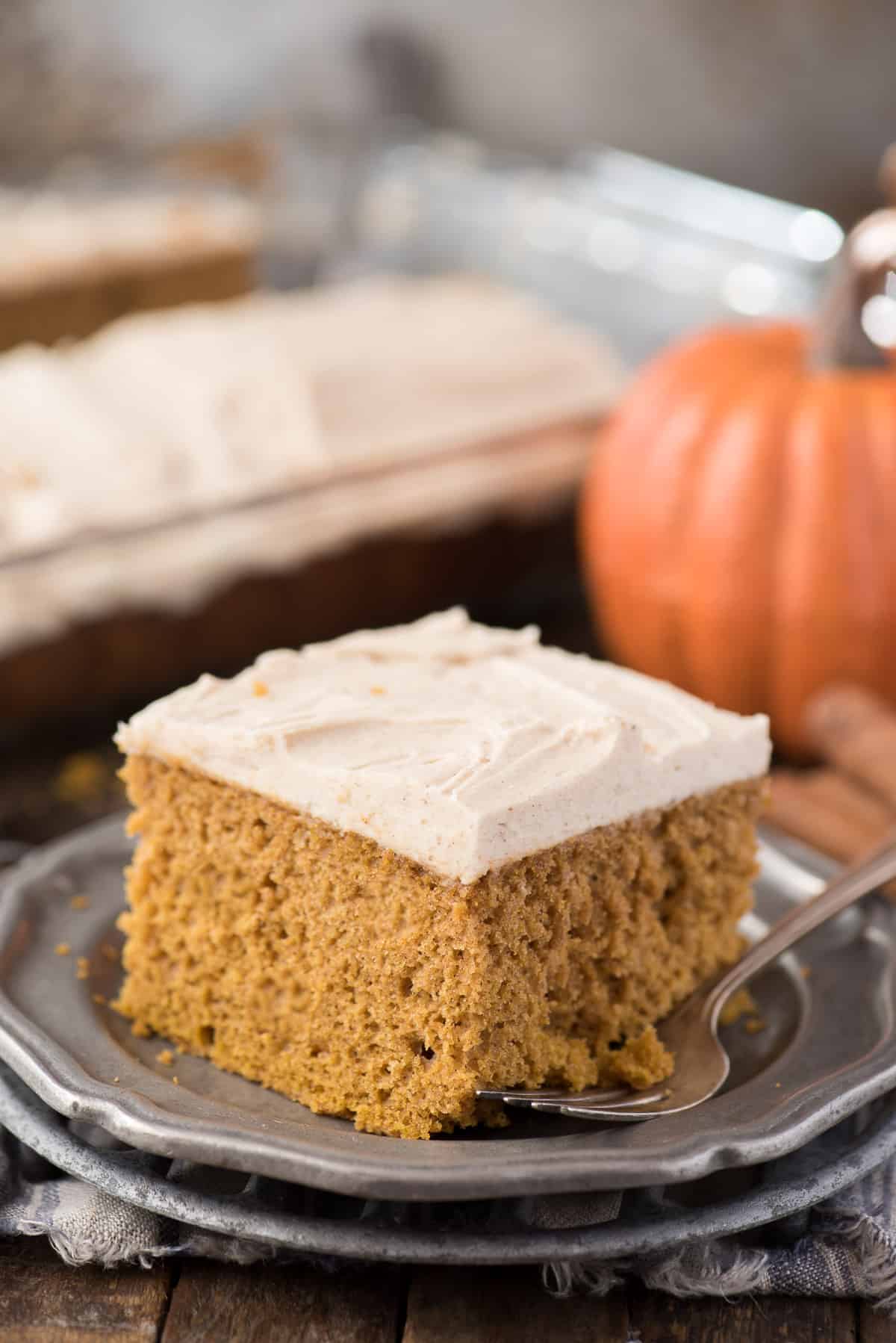 Easy Pumpkin Cake starts With Box Mix The First Year