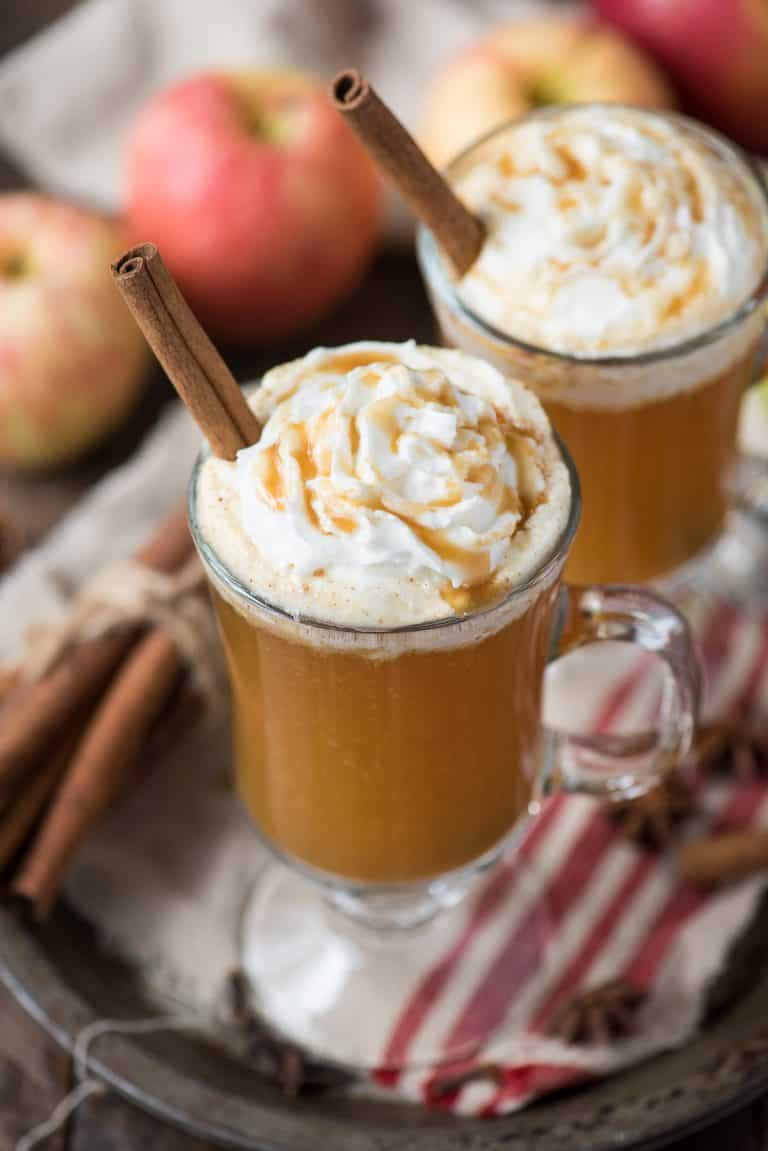 Apple Cider Punch - serve hot or cold, favorite fall drink!