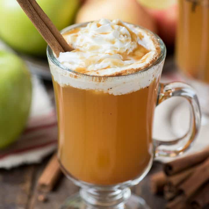 Apple Cider Punch - serve hot or cold, favorite fall drink!