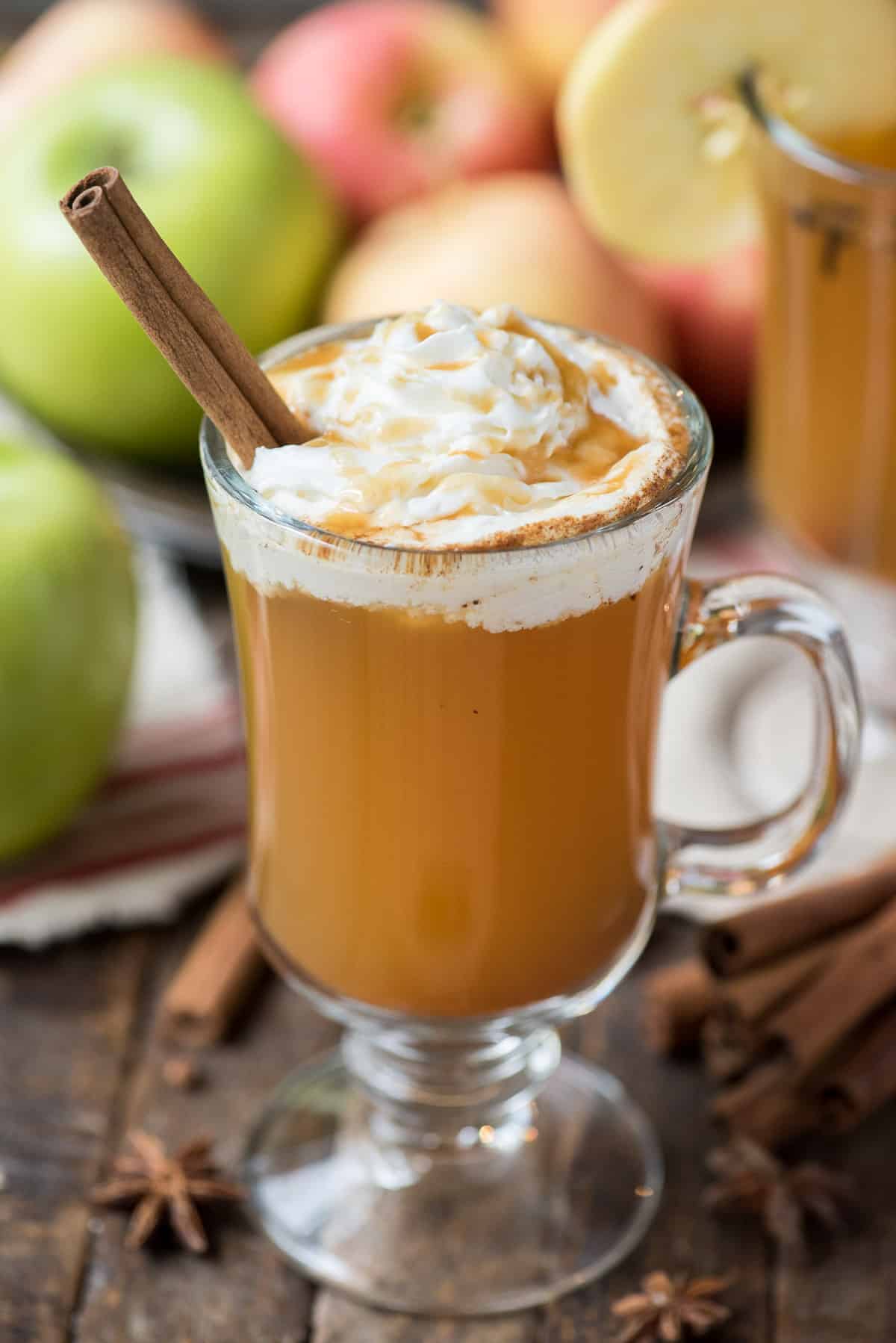 Apple Cider Punch - serve hot or cold, favorite fall drink!