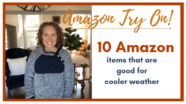 Fall Amazon Prime Try On - 10 Amazon clothing items that are good for cooler weather - think sweaters, long sleeves and cardigans! #amazonfashion #tryon #amazonhaul