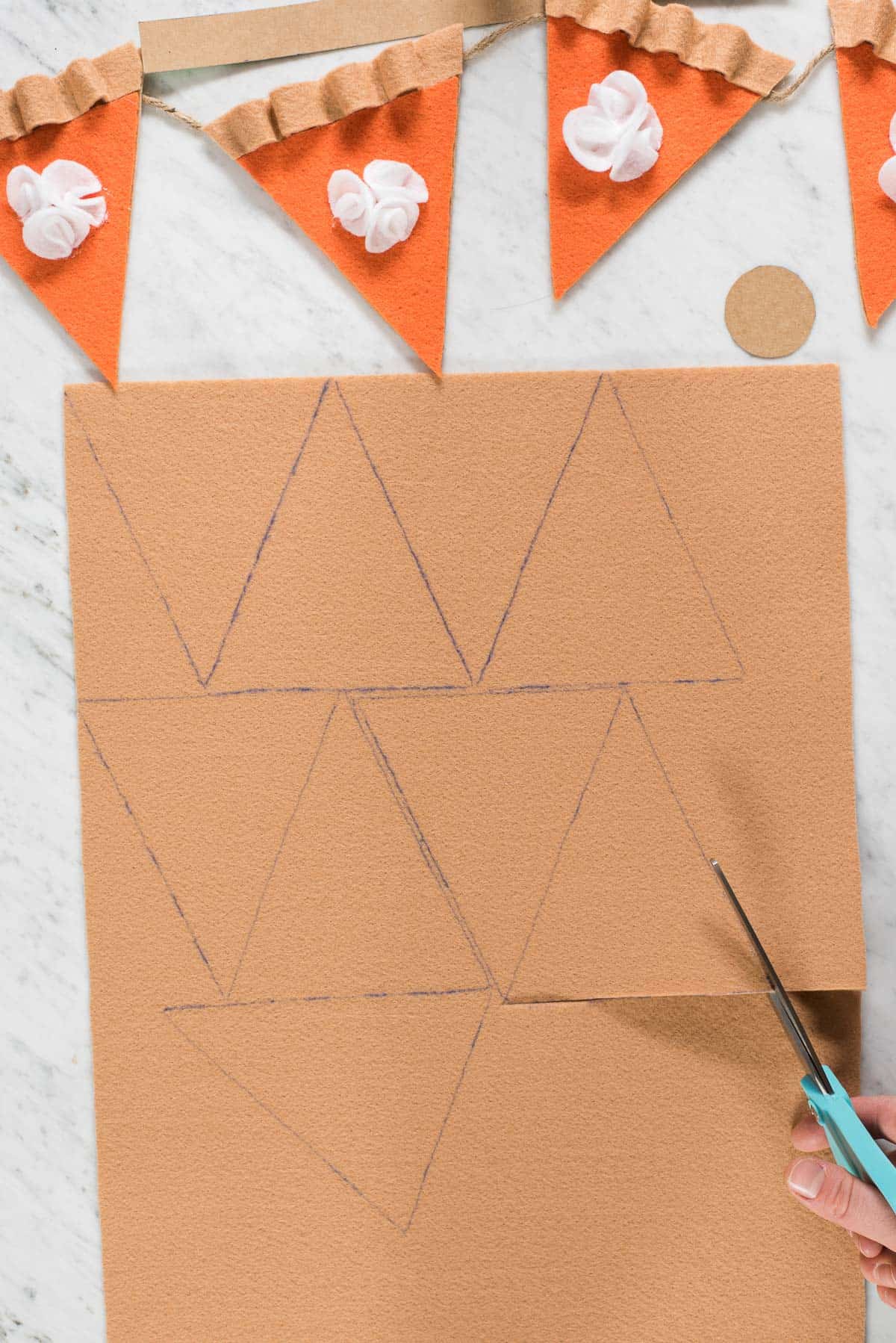 Pumpkin Pie Felt Garland Banner