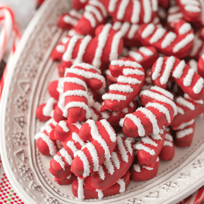 Candy Cane Oreo Balls