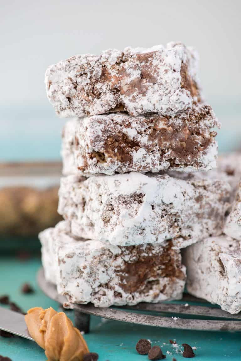 Puppy Chow Bars turn muddy buddies into bars!