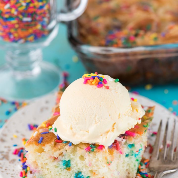 Funfetti Earthquake Cake
