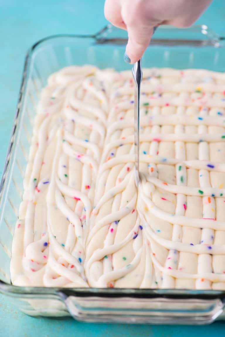 Funfetti Earthquake Cake