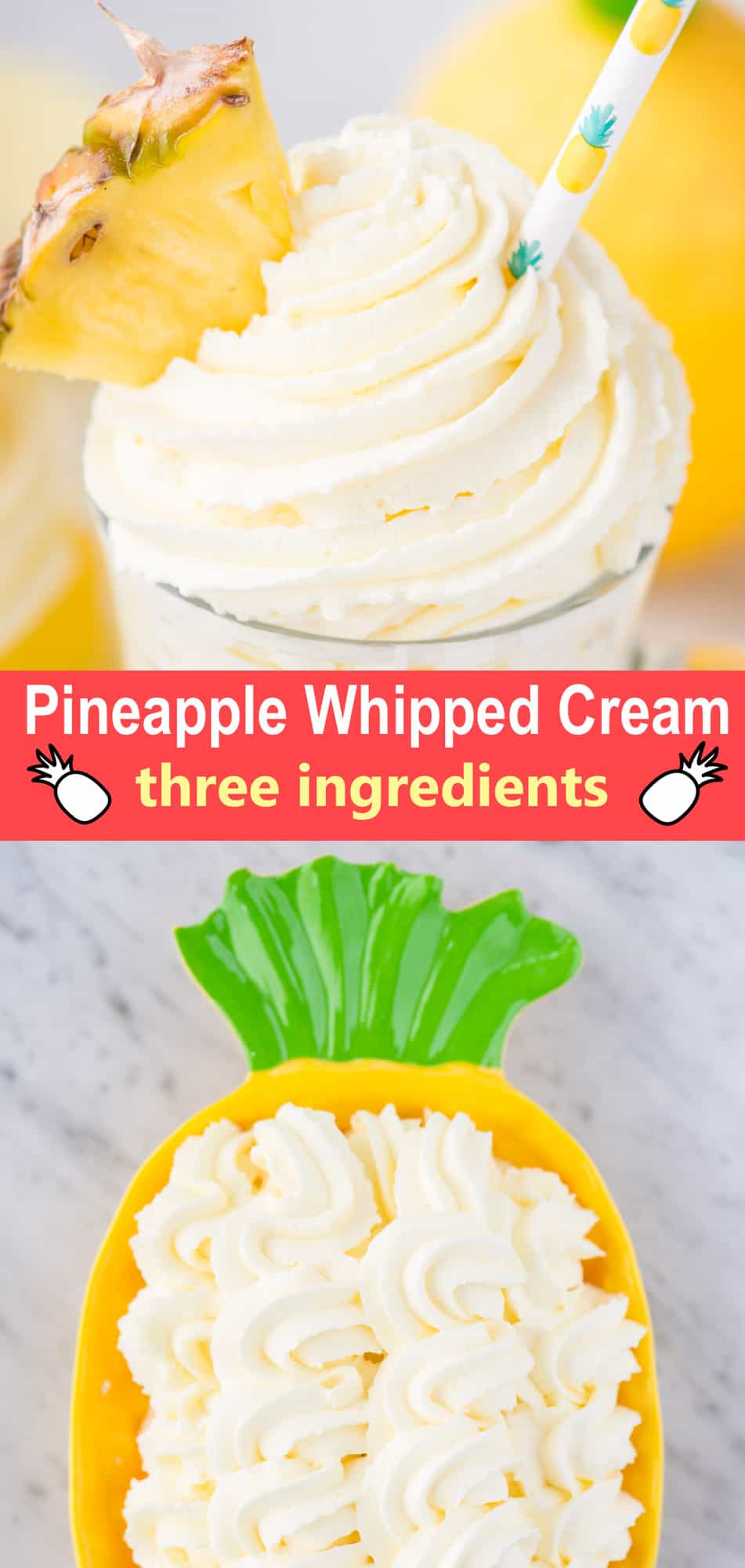 Pineapple Whipped Cream