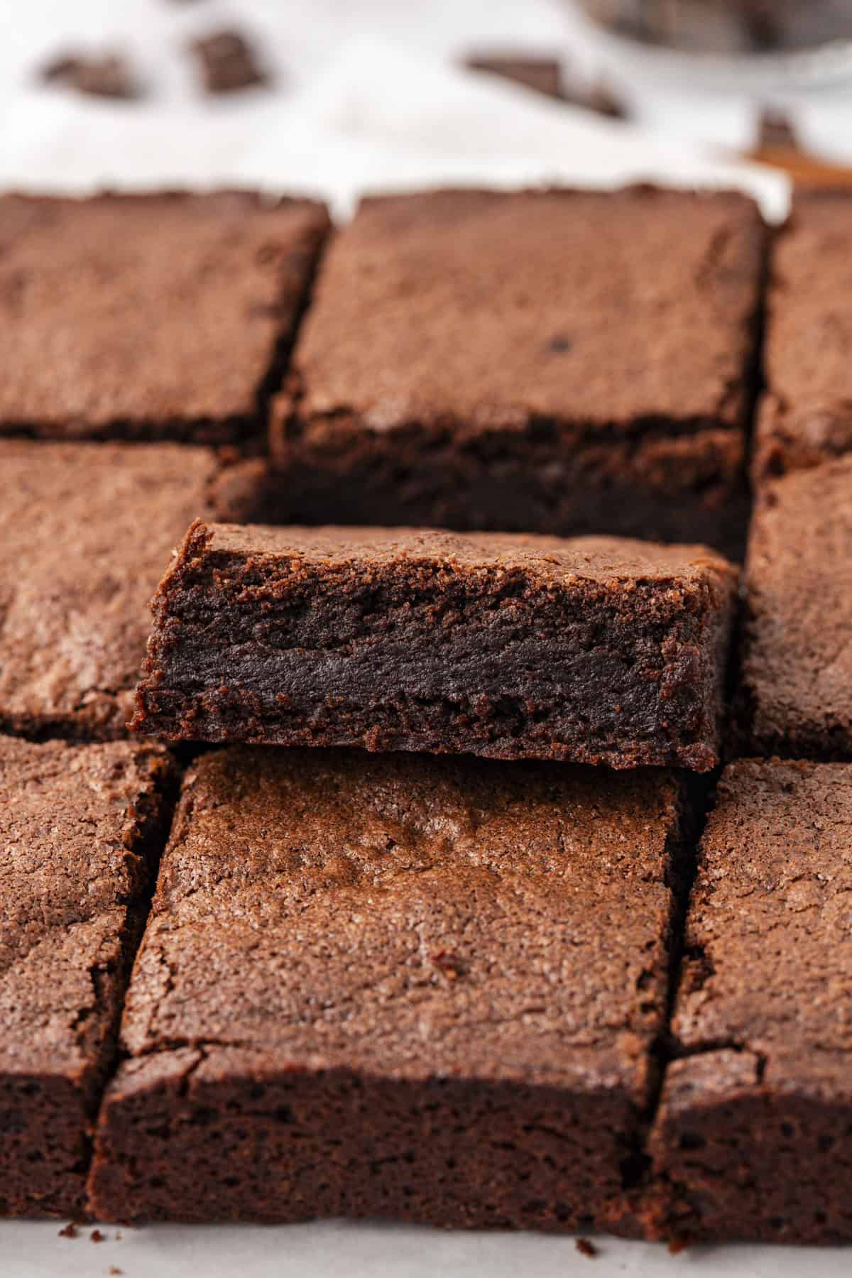 brownies cut into squares