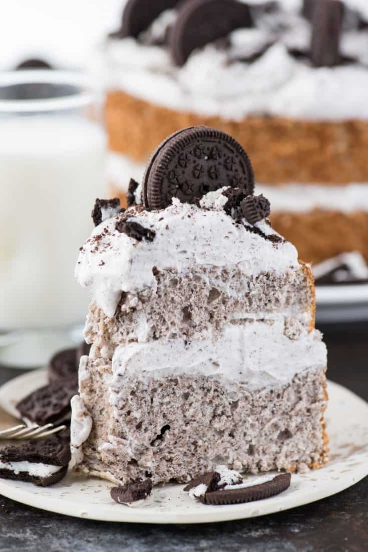 Oreo Angel Food Cake