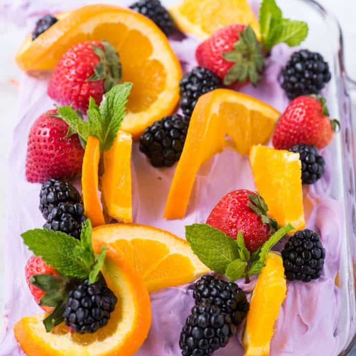 Sangria Poke Cake