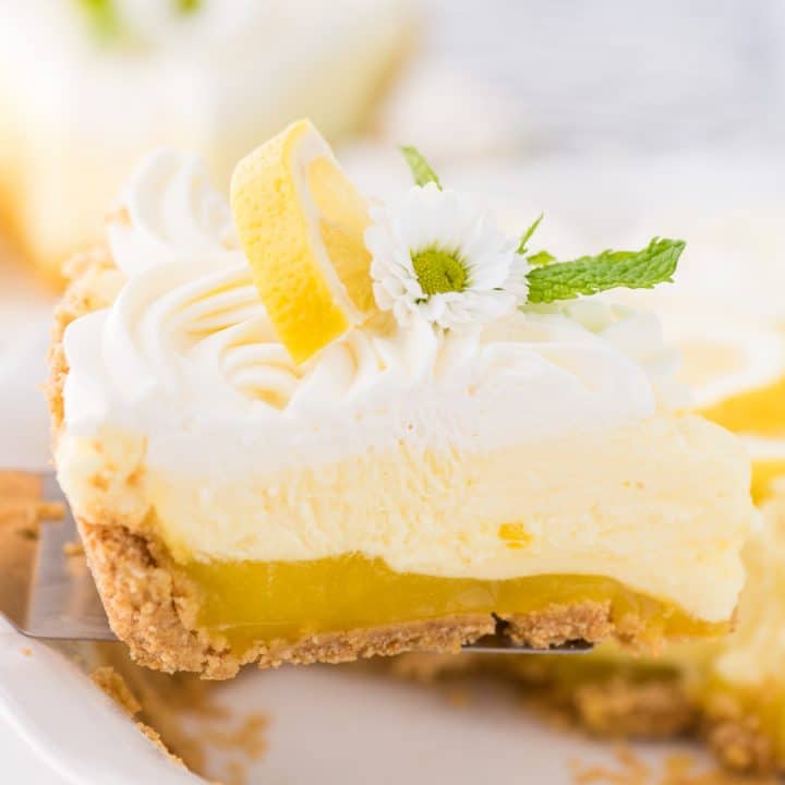 No Bake Lemon Pudding Pie