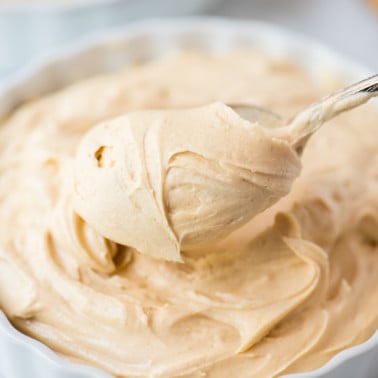 Whipped Peanut Butter Frosting - The First Year