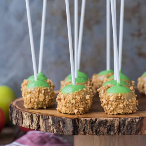Caramel Apple Oreo Balls oreo balls for fall!