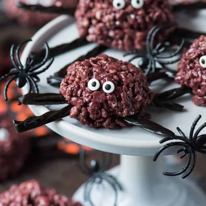 Spider Rice Krispie Treats