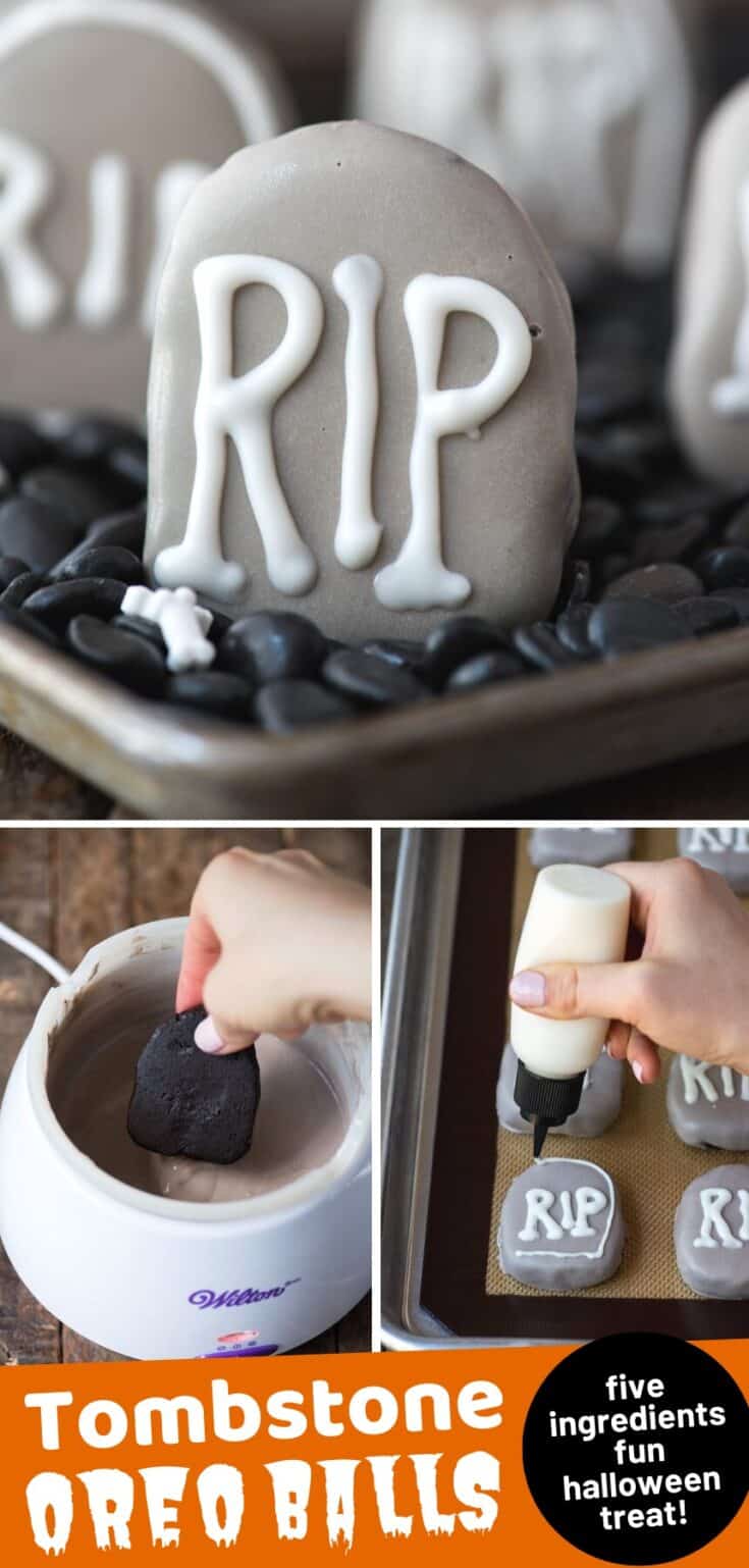 Tombstone Oreo Balls Fun Halloween Oreo Balls