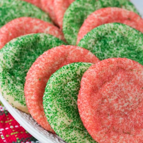 Christmas Sugar Cookies - 15 min prep, no chilling, easy recipe!