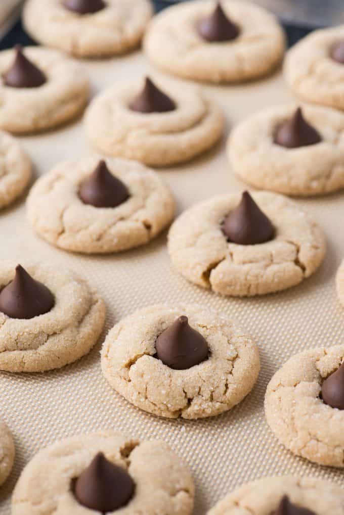Recipe for Peanut Butter Blossom Cookies - The First Year