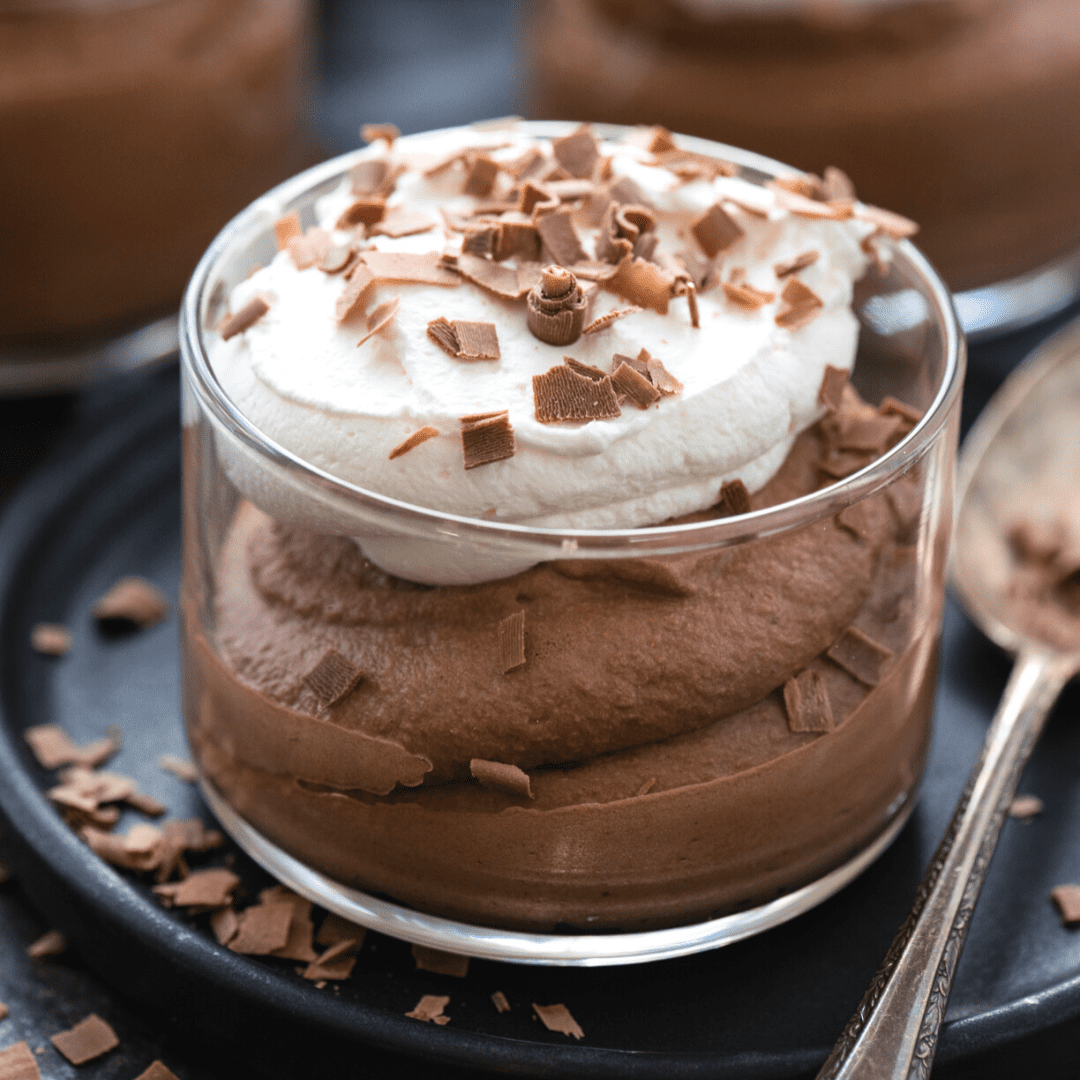 2 Ingredient Chocolate Mousse Cups - The First Year