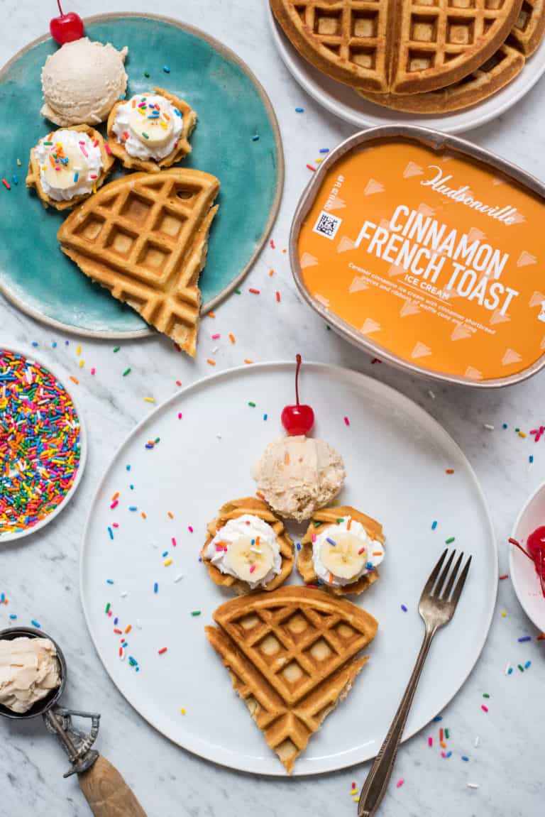 Ice Cream Waffles how to make fun Belgian waffles!