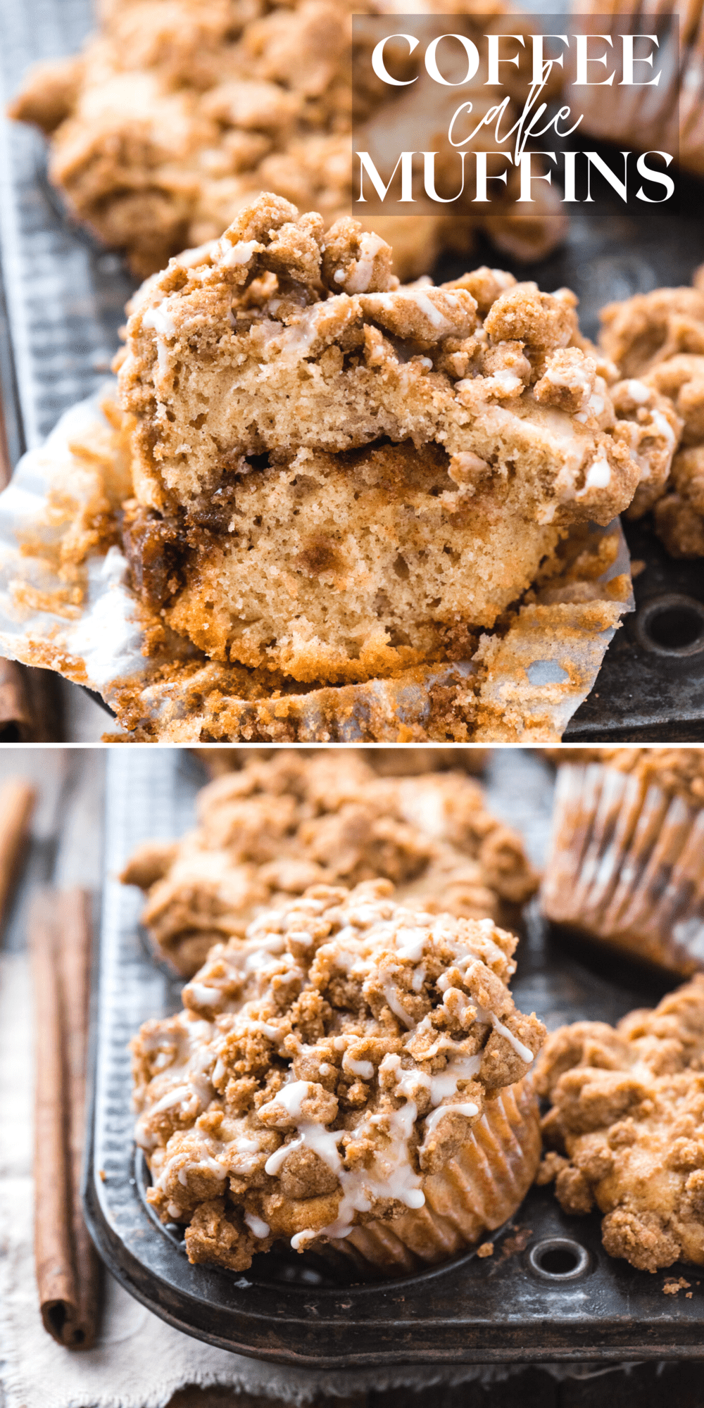 Coffee Cake Muffins moist cinnamon muffins with troubleshooting tips!