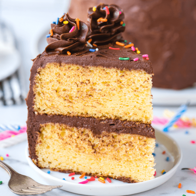 Yellow Cake Recipe (Easy) - The First Year