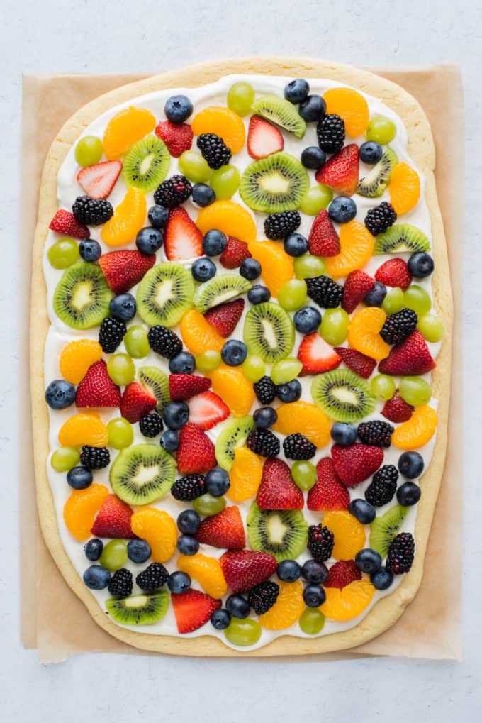 The Best Fruit Pizza Recipe - The First Year