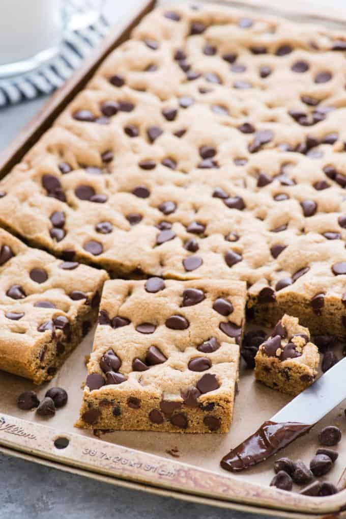 Chocolate chip bars the first year