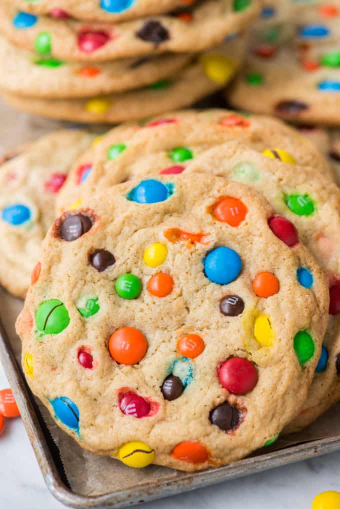 Recipe for M&M Cookies - The First Year