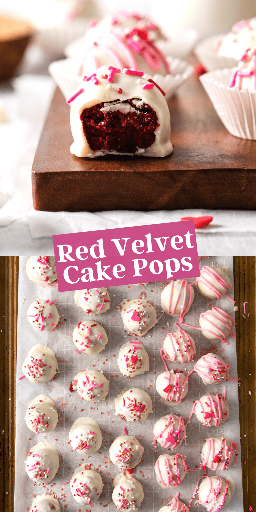 Red Velvet Cake Pops - The First Year