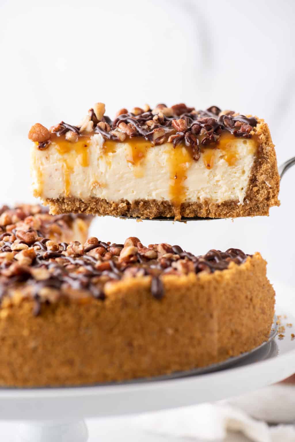 The Best Turtle Cheesecake Recipe - The First Year