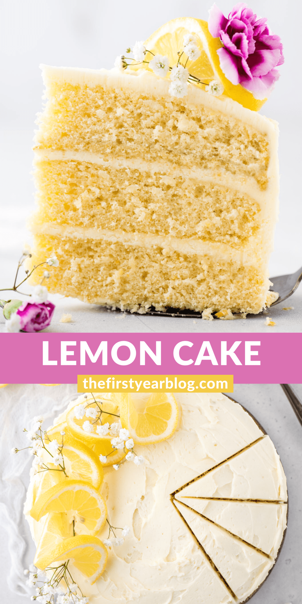 Best Lemon Layer Cake Recipe | The First Year