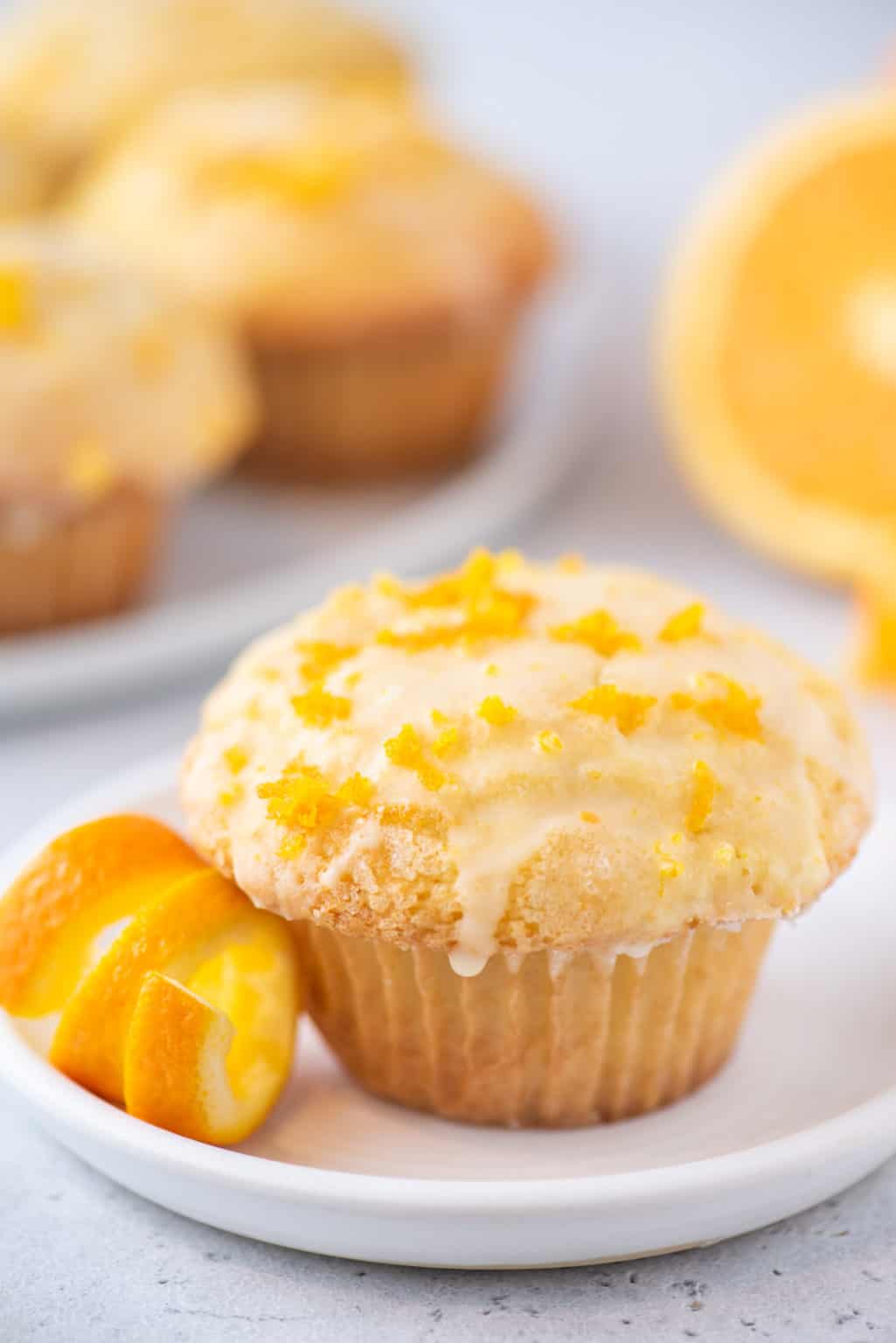 Fresh Orange Muffins - bursting with flavor!