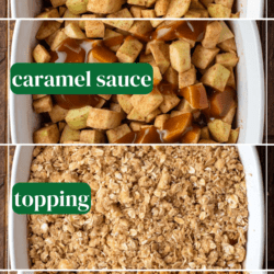 Caramel Apple Crisp collage